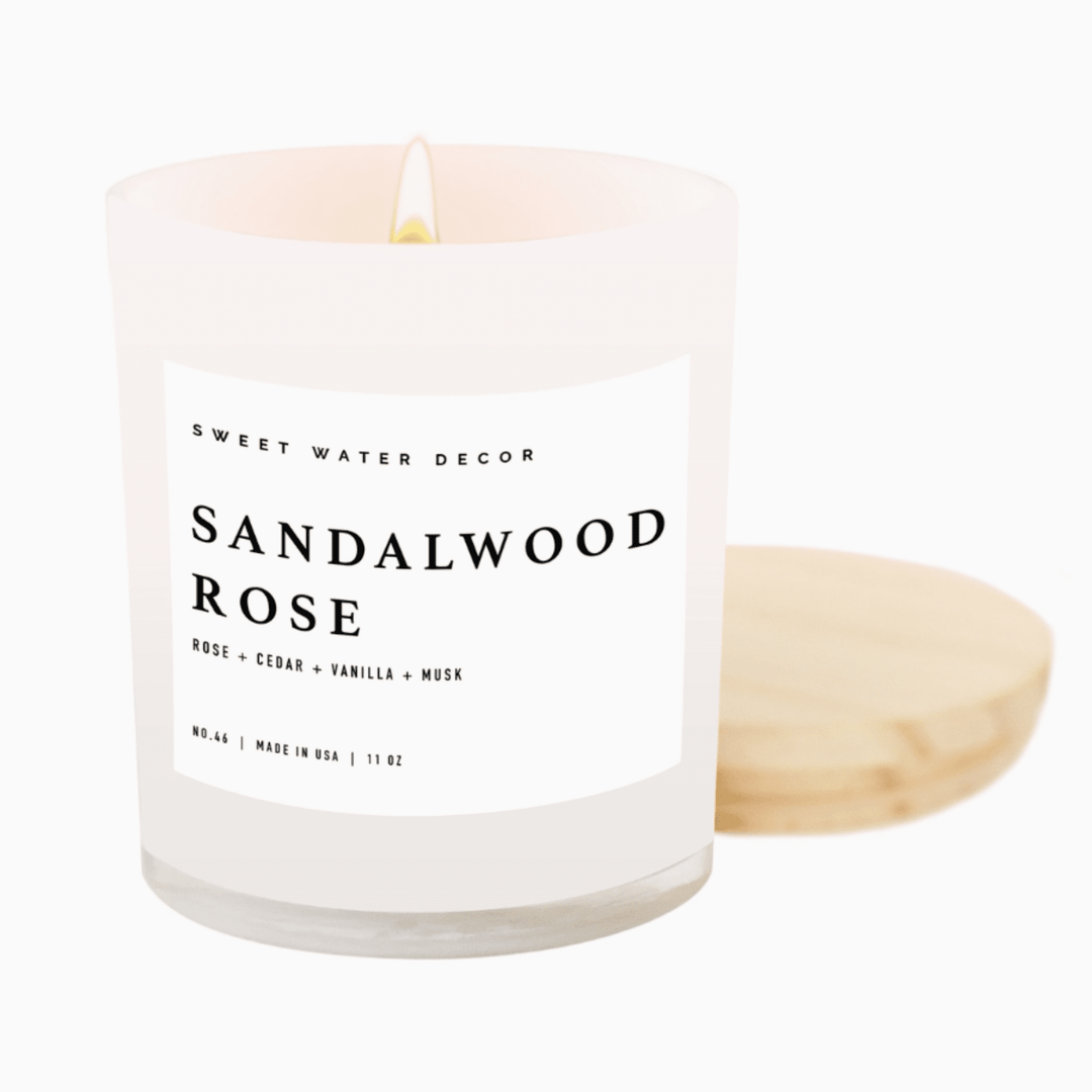 Sandalwood Rose 11 oz Soy Candle