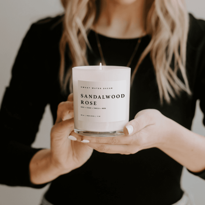 Sandalwood Rose 11 oz Soy Candle