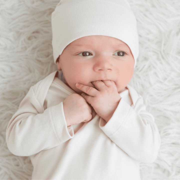 Organic Baby Long Sleeve Classic Bodysuit - Natural