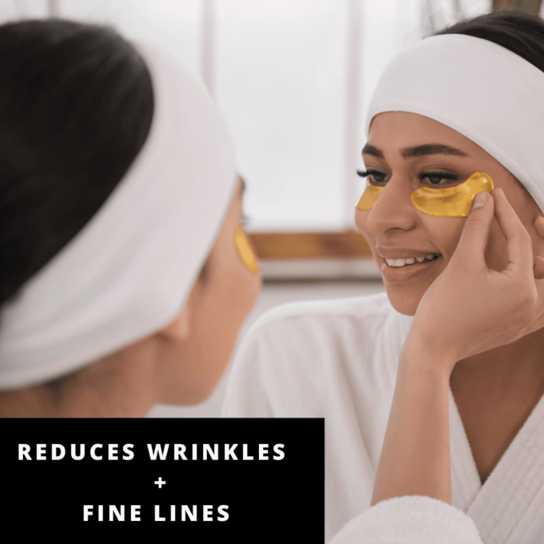 Perk Up Gold Eye Mask - Single Sachet yellow spa day spa & self care spa self care relaxation mask gold face mask eye mask beauty products