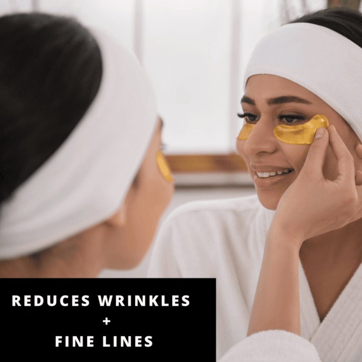 Perk Up Gold Eye Mask - Single Sachet yellow spa day spa & self care spa self care relaxation mask gold face mask eye mask beauty products