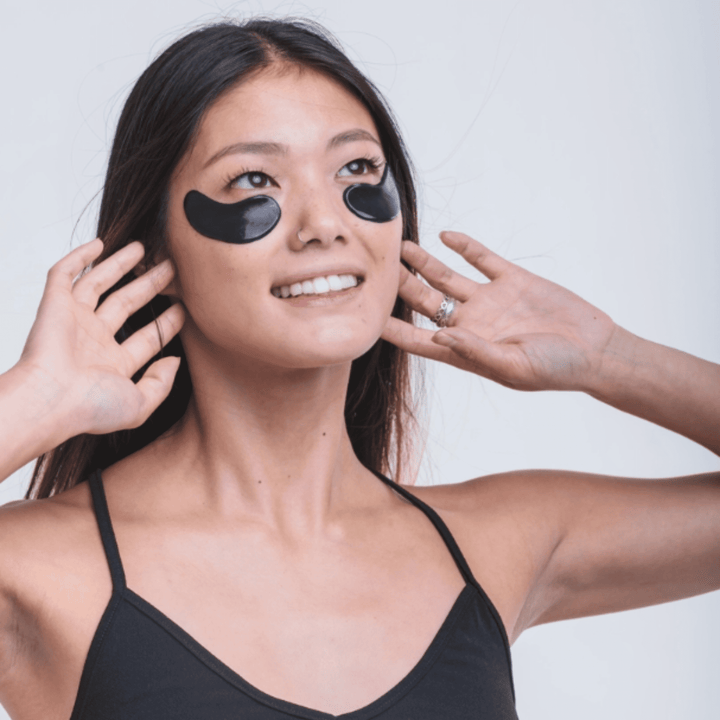 Wake Up Charcoal + Hyaluronic Acid Eye Mask - 1 Pair spa day spa & self care spa self care relaxation mask marketplace grey face mask eye mask charcoal black beauty products