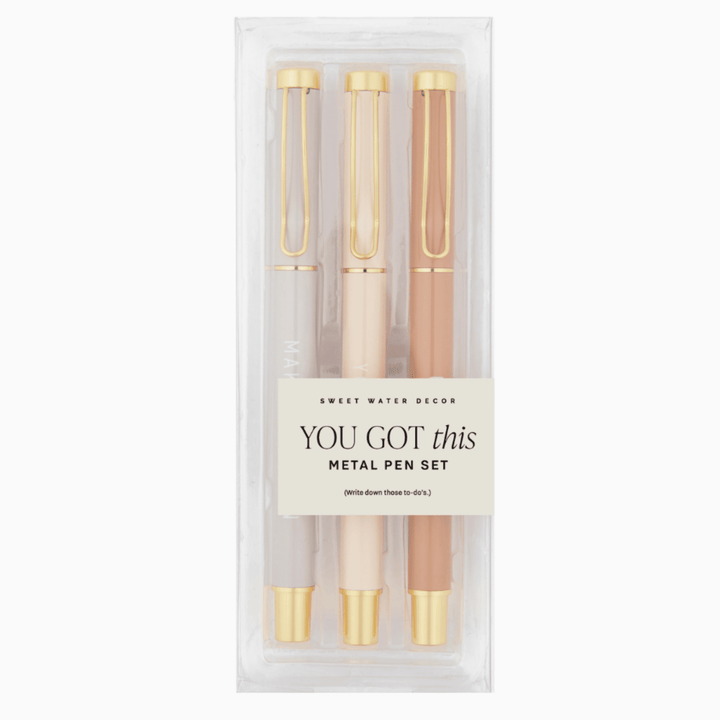 You Got This Metal Pen Set, Office Party, Birthday, Boss's Day, New Job, Promotion, Women’s Day, Mother's Day, Back to School, Teacher Gift, Desk Accessory, Stocking Stuffer, Motivational, Inspirational