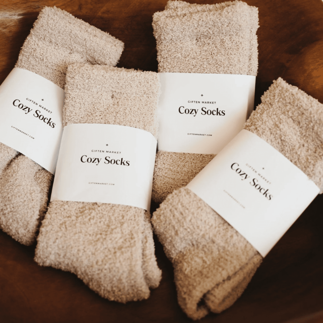 cozy cloud socks gift boxes custom