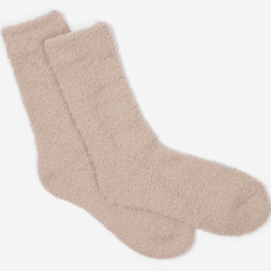 cozy cloud socks flat lay build a custom gift box